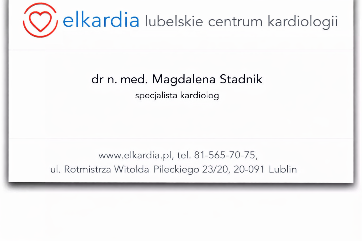 dr n. med. Rafał Dmowski kardiolog dziecięcy Lublin